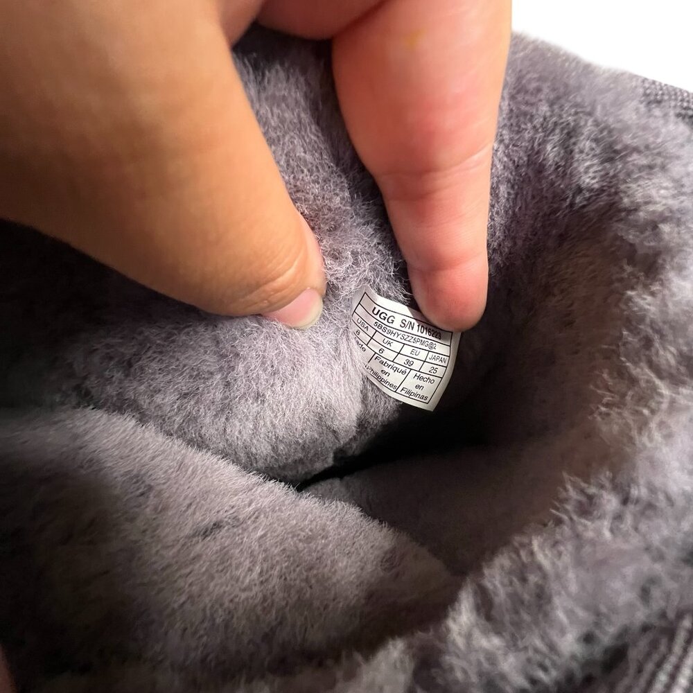 Grey UGG Women's Classic Short II - Picture 6 of 7